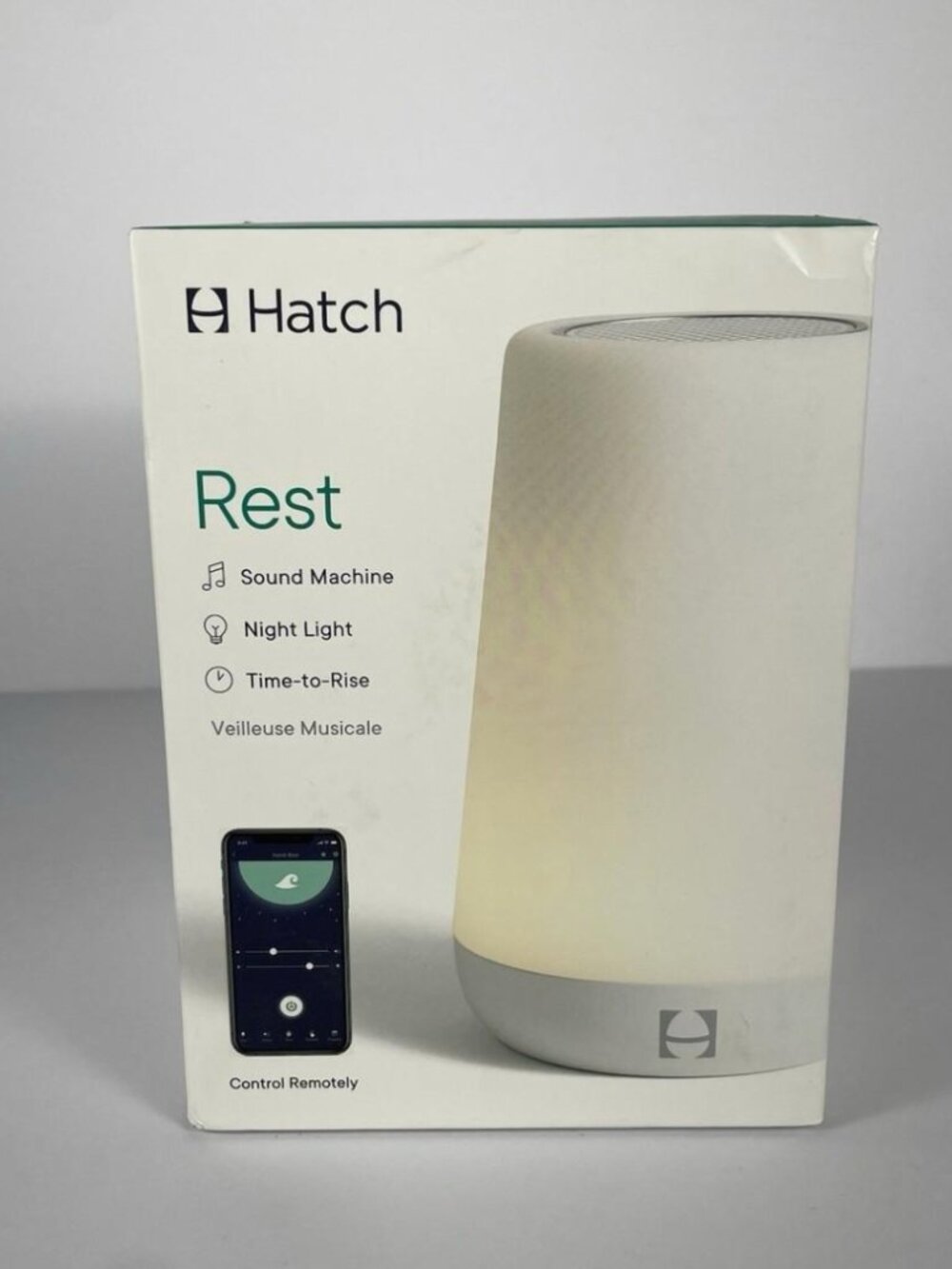 Hatch Rest Baby 1st Gen Night Light & Sound Machine with Charger | White - Picture 3 of 7